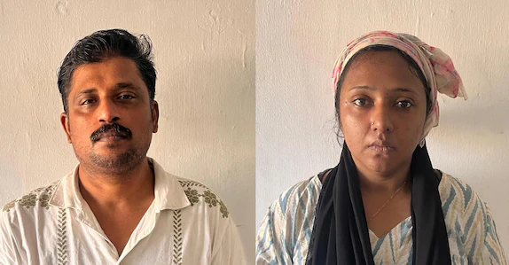 ഭാര്യയുടെ ദേഹത്ത് ലഹരി ഒളിപ്പിച്ച് കുഞ്ഞുമായി യാത്ര; വിവരം ചോർന്നു, കണ്ണൂരിൽ ദമ്പതികൾ അറസ്റ്റിൽ