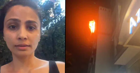 ‘തിരഞ്ഞെടുപ്പു പ്രചാരണത്തിൽ പൊട്ടിച്ച പടക്കം വീണ് ഫ്ലാറ്റിന് തീപിടിച്ചു, പ്രവർത്തകർ മുങ്ങി’; ഗുരുതര ആരോപണവുമായി നടി