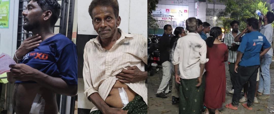 കാവിലെ ഉത്സവം സംബന്ധിച്ച് തർക്കത്തെ തുടർന്ന് താമരശ്ശേരിയിൽ മൂന്നു പേർക്ക് വെട്ടേറ്റു