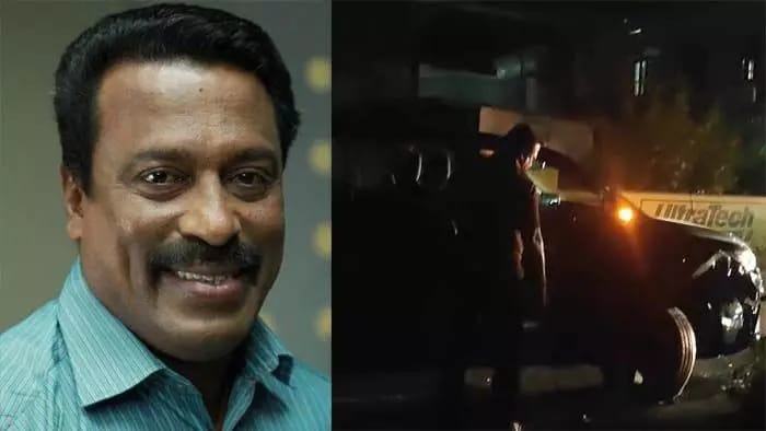 നടന് അബു സലിമിന്റെ കാര് അപകടത്തില്പ്പെട്ടു