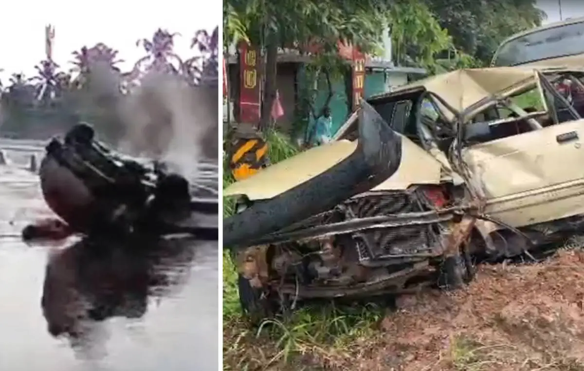 റോഡ് മുറിച്ചുകടക്കാനായി ഡിവൈഡറിനടുത്ത് കത്തുനിന്ന സ്ത്രീ കാറിടിച്ച് മരിച്ചു