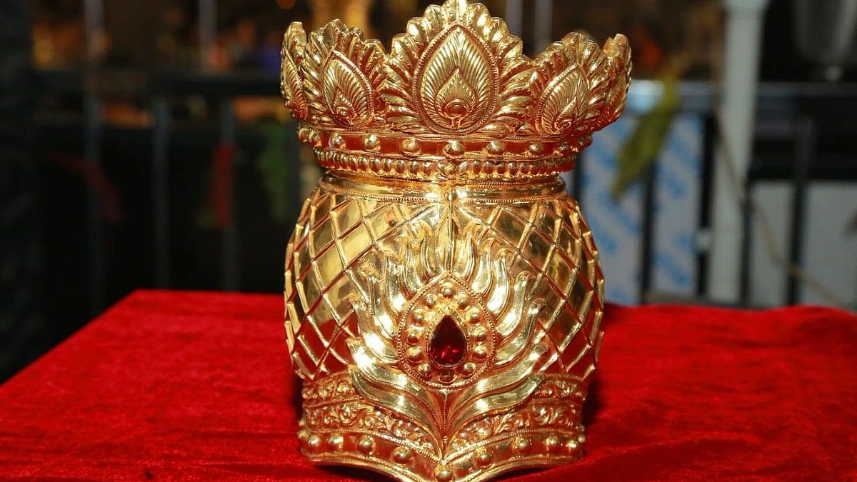 ഒരാഴ്ചയക്കിടെ ഗുരുവായൂരപ്പന് രണ്ടാമത്തെ സ്വര്ണക്കീരീടം; ഇത്തവണ 37 പവന്റെത്