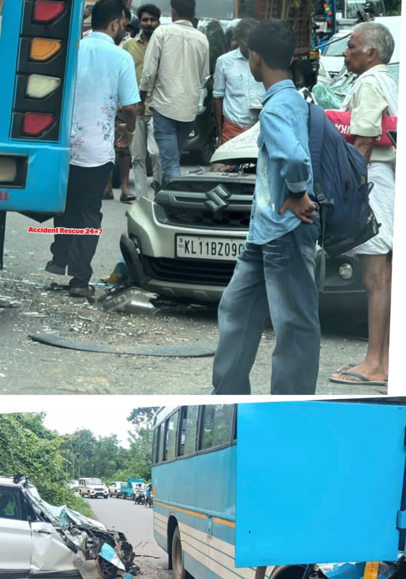 കമ്പളക്കാട് മടക്കിമലയിൽ വാഹനാപകടം