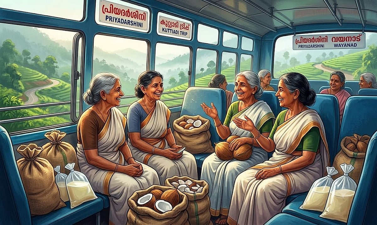 ‘ടിക്കറ്റില്ല… തേങ്ങയുണ്ട്’; പ്രിയദര്ശിനി ബസിലെ കുറ്റ്യാടി യാത്രയുടെ ലാഭക്കണക്ക്