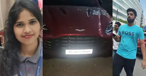 രാജ്യസഭ എംപിയുടെ മകൻ ഓടിച്ച ആഡംബര കാറിടിച്ച് മാൾ ജീവനക്കാരി മരിച്ചു; കാർ അമിത വേഗതയിൽ