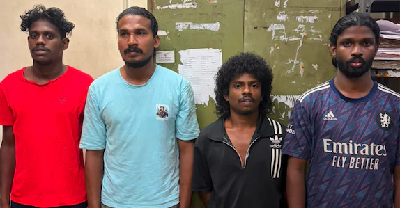 പ്രതിയെ അന്വേഷിച്ചെത്തിയ എക്സൈസ് സംഘത്തെ ആക്രമിച്ചു; നാലു പേർ പിടിയിൽ