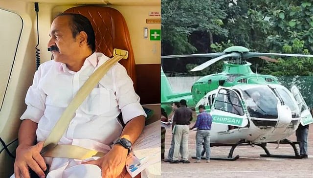 ചികിത്സയിലുള്ള ഭാര്യാപിതാവിനെ കാണാന് മുഖ്യമന്ത്രി എത്തിയത് ഹെലികോപ്റ്ററില്; ‘ഇതോ ധൂര്ത്ത്?’; സോഷ്യല് മീഡിയയില് വന് വിമര്ശനം