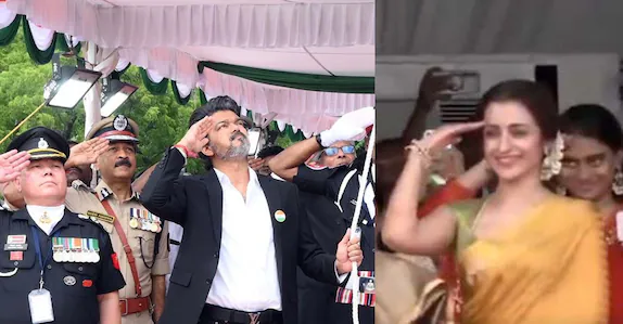 ‘ജാതിച്ചങ്ങല പൊട്ടിക്കുന്നത് യഥാർഥ സ്വാതന്ത്ര്യം’; ആദ്യ സ്വാതന്ത്ര്യദിന സന്ദേശത്തിൽ വിജയ്: സല്യൂട്ട് നൽകി തൃഷ