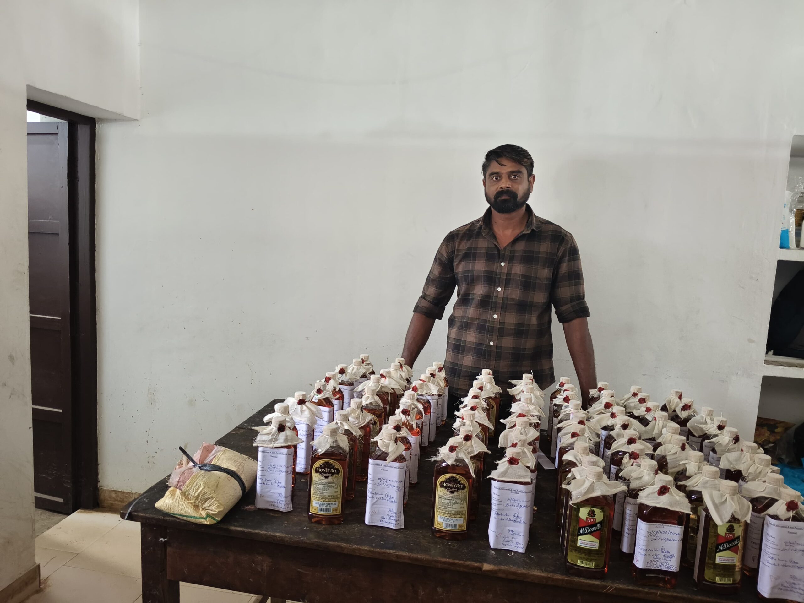 വില്പനക്കായി സൂക്ഷിച്ച 38 ലിറ്റർ വിദേശമദ്യവുമായി ഒരാൾ അറസ്റ്റിൽ