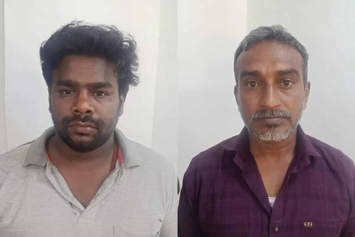 ഇസ്രായേലിൽ ജോലി വാഗ്ദാനം ചെയ്ത് മലയാളിയുടെ അഞ്ചുലക്ഷം തട്ടി; രണ്ട് തമിഴ്നാട് സ്വദേശികൾ അറസ്റ്റിൽ