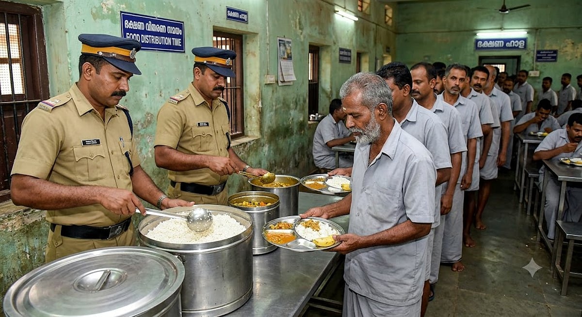 ജയിലിൽ മട്ടൻ ‘വെട്ടിയത്’ തടവുകാരുടെ ആരോഗ്യം കണക്കിലെടുത്ത്; വർഷം 5.72 കോടി ലാഭം, നിലവിലെ മെനു ഇങ്ങനെ