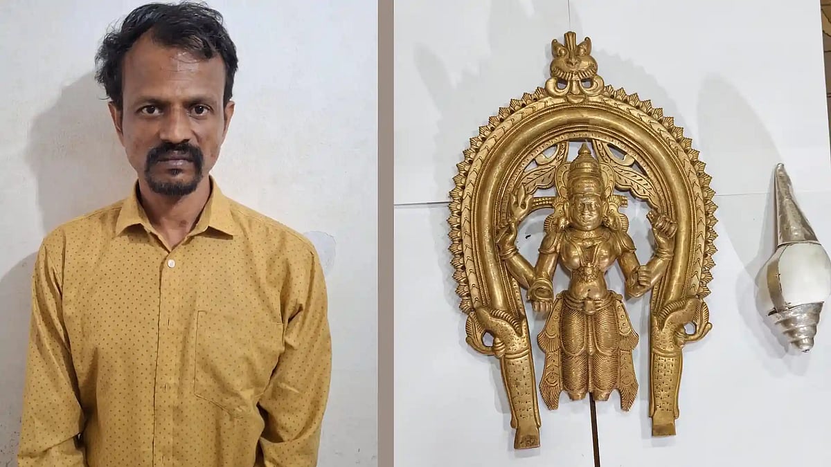ക്ഷേത്രത്തിലെ പഞ്ചലോഹ വിഗ്രഹ മോഷണം: കുപ്രസിദ്ധ മോഷ്ടാവ് പിടിയിൽ